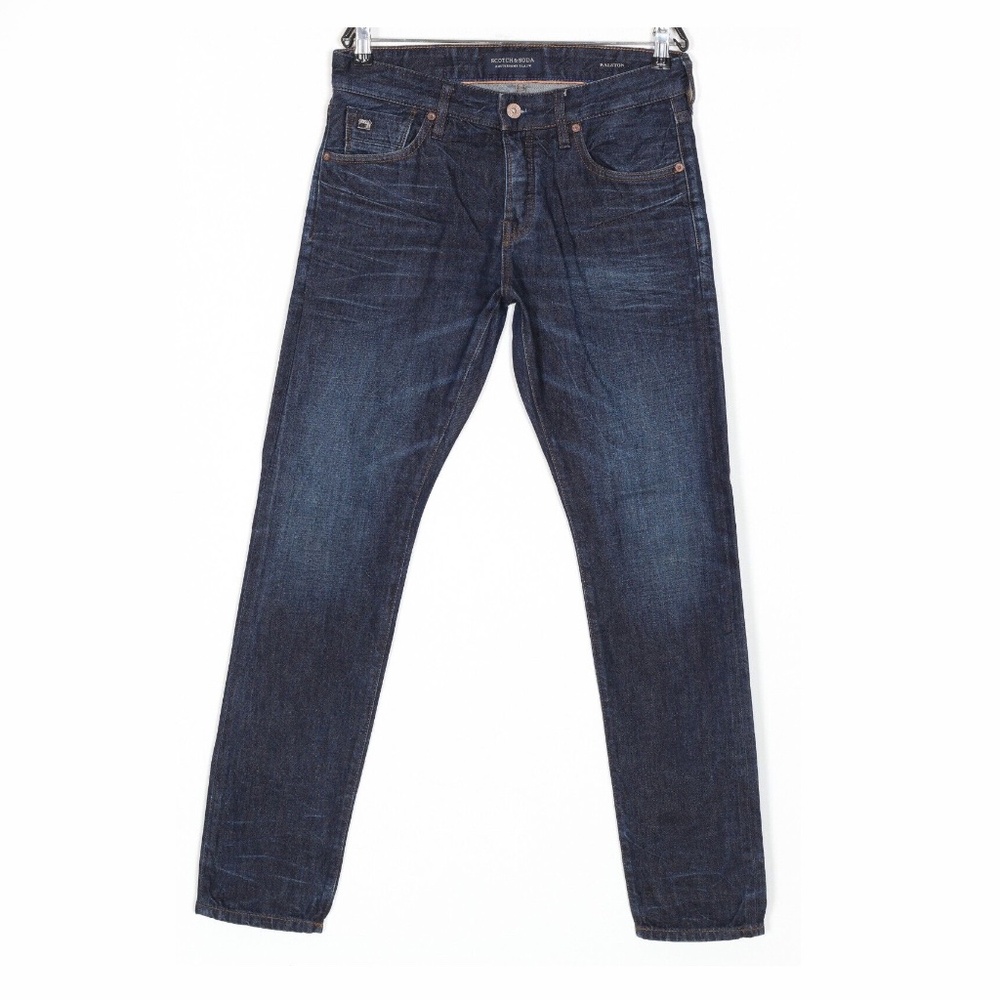Scotch & Soda Ralston Slim Dark Worn Denim Jeans 31x32